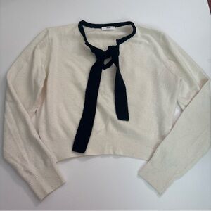 sailor white wool sweater